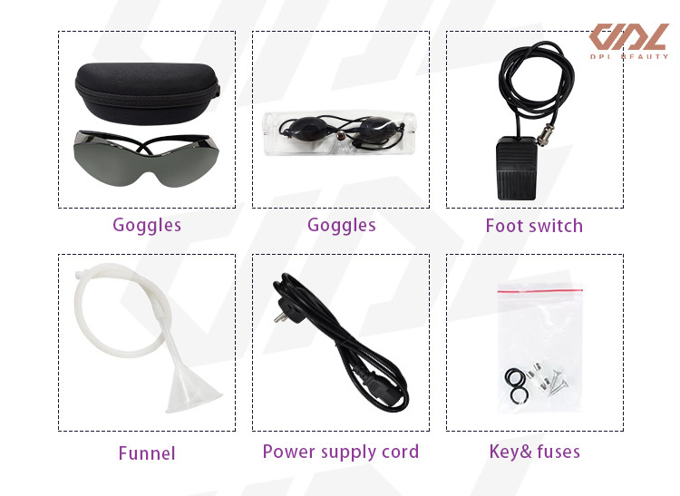 Portable 3 in 1 Multifunctional E-light IPL RF Nd Yag Laser Machine with 808 Diode Laser for Beauty Salon