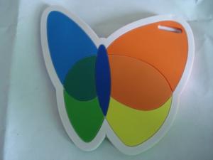 Quality Small Full Color Printing Cute PVC Luggage Tag For Travel Suitcase wholesale