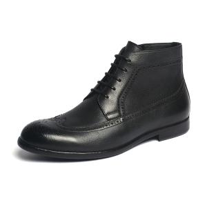 Quality Breathable Anti Odor Lace Up Mens Leather Dress Boots wholesale