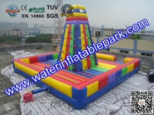Quality Durable Outdoor Mobile Inflatable Rock Climbing Wall for Kids wholesale