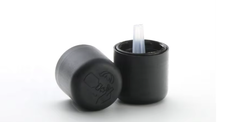 factory Child Proof Plastic Essential Oil Dropper Cap With Orifice Reducer Plug
