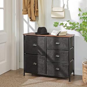 Quality Chest of Drawers for Bedroom, Unique Design Storage Dresser, Dresser with Fabric Drawer, Drawer Dresser, ULVT05H wholesale
