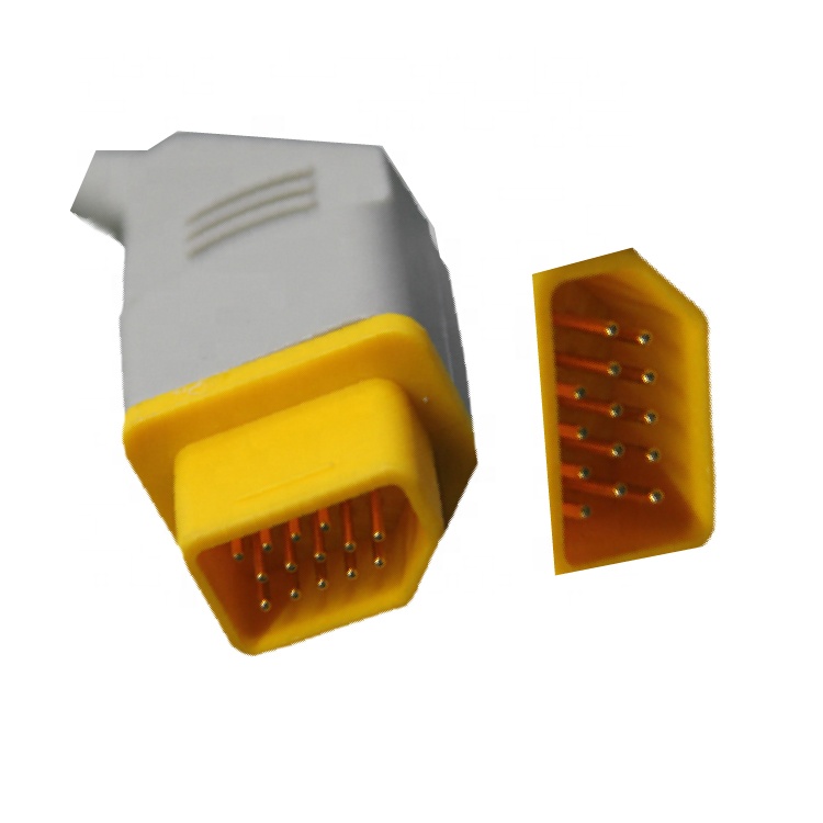 IBP adapter cable Compatible for Nihon Kohden monitor to Argon transducer