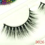 Professional Cross 3d Mink Fur Lashes Soft False Eyelashes 3d For Party Makeup