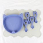 Custom Pantone Color Kids Silicone Placemat For Toddler Dinning Feeding