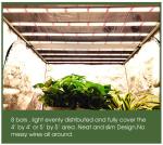 IM301B 1KW Full Spectrum White Led Grow Light Strip For Hydroponic Cannabis