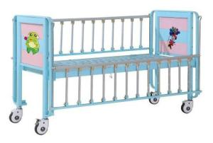 Quality Children Patient Bed , Pediatric Bed With Enameled Steel Side Rails wholesale