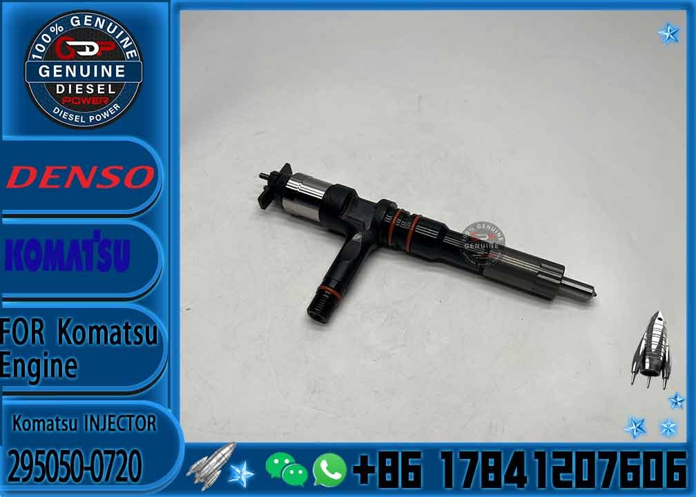 DENSO Diesel Fuel Injector 295050-0720 6252-11-3100 For Komatsu 095000-6070 095000-6640
