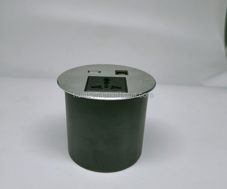 Office Essential Power Desk USB Socket Outlet Multimedia SOC Extension