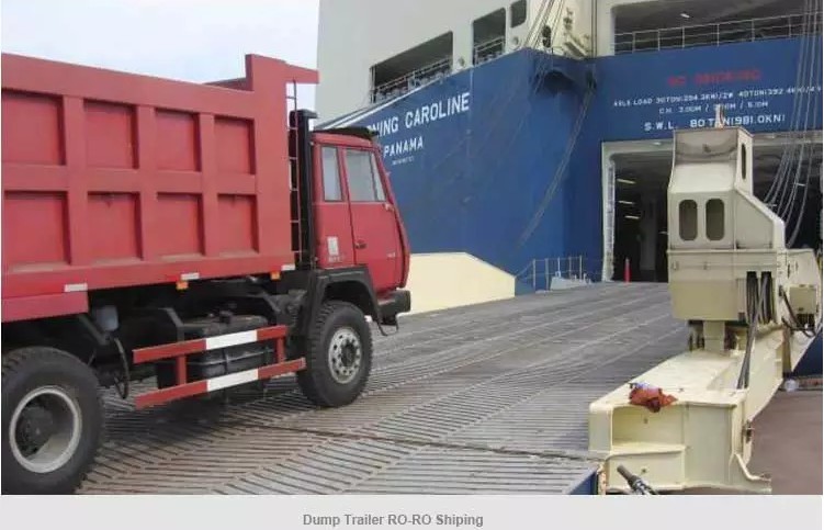 12r22.5 Tire HYVA Cylinder 40T Truck Dump Trailer