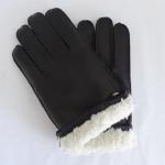 2020 new design deer leather gloves with belt