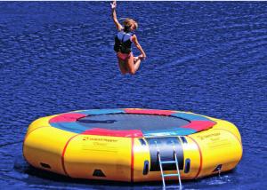 Quality Outdoor Sport Inflatable Water Toys / Inflatable Water Trampoline wholesale
