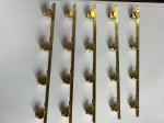 OEM professional sheet metal laser cutting service stamping parts spring brass