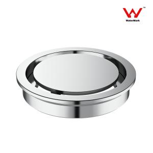 Quality Recessed Circular Shower Drain , Brass Round Floor Drain Without Trap wholesale