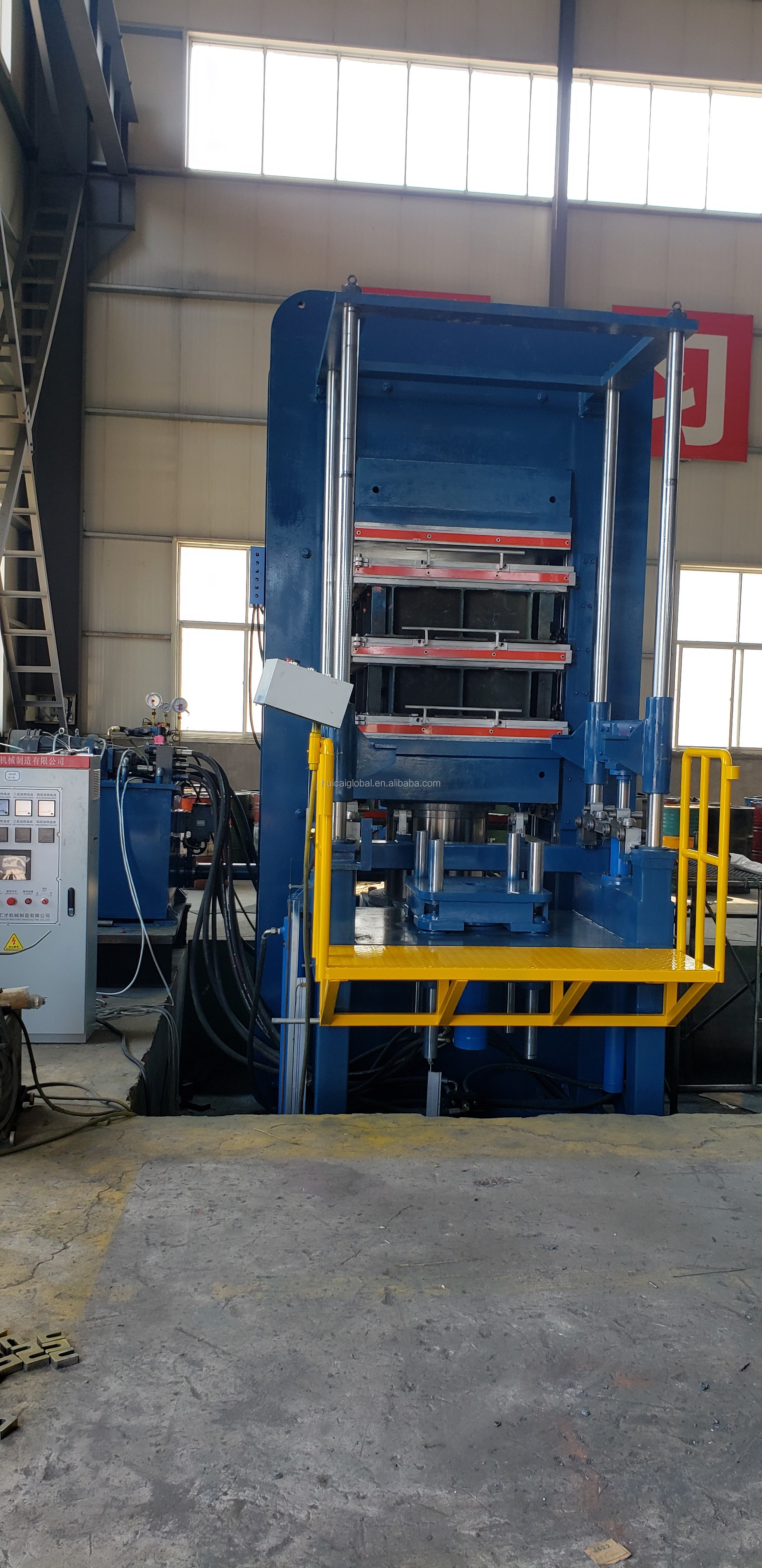 Solid Tyre Press Machine with 600mm Piston Stroke and Fully Automatic PLC Control
