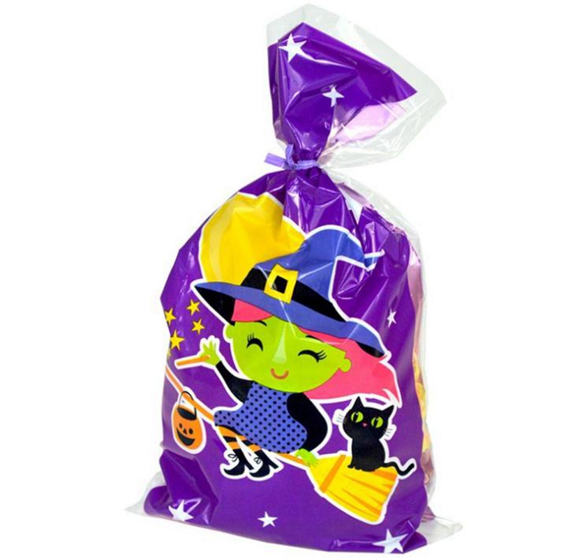 Germ Proof Colorful Cello Treat Bags Recyclable With Twist Ties