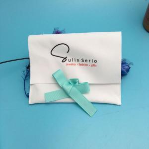 Quality Ribbon Closure Jewelry Envelope Pouches Recycled For Christmas Gift Packing wholesale