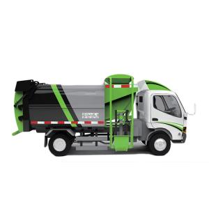 Quality Side Loading Special Purpose Vehicles Compactor Kitchen Garbage Truck 6m³ wholesale