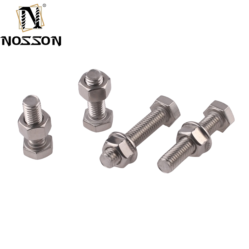 ZINC PLATED M6 Hex Head Bolt Metric Measurement System Titanium Hex Bolts and Nuts DIN 931 for Products