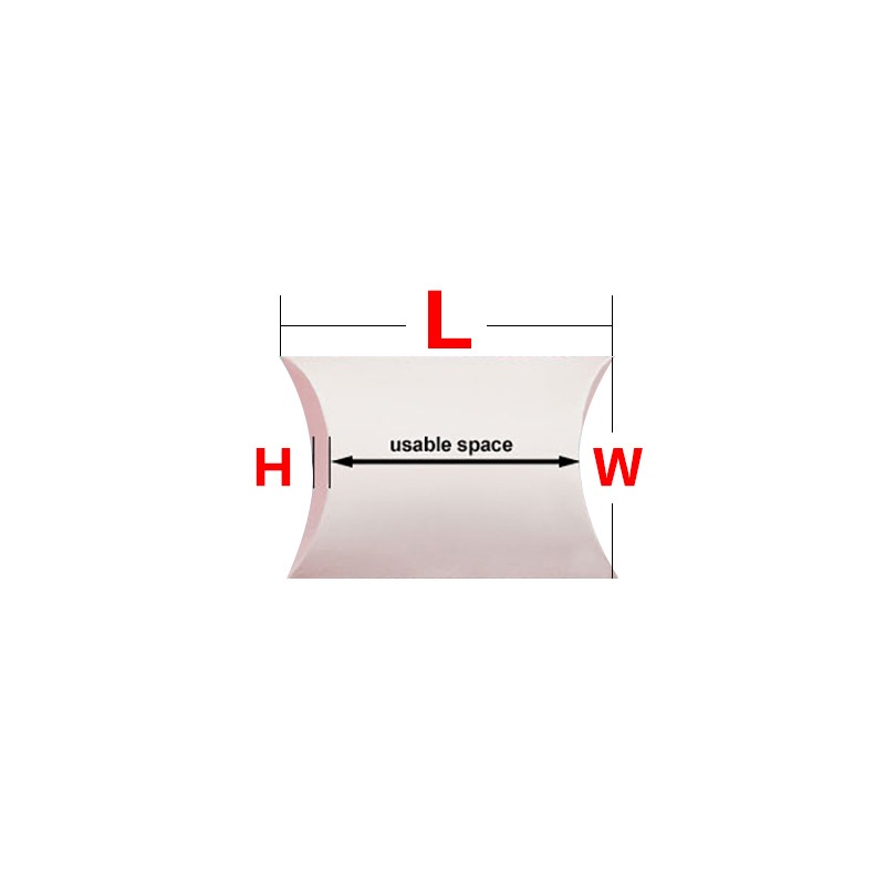 Custom Logo Design Small Pillow Shaped Cardboard Packing Box for CMYK/PANTONE Printing