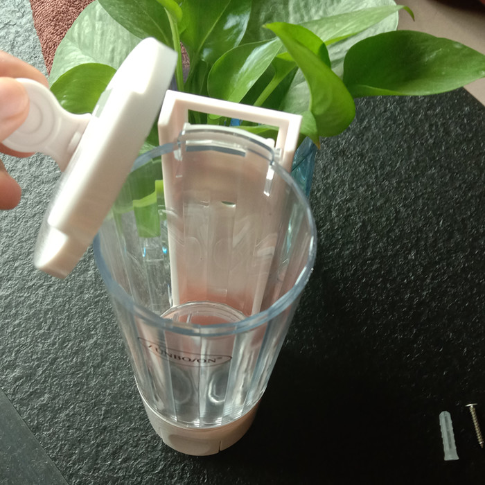 Hotel Wall Mounted Plastic ABS Manual Liquid Soap Dispenser