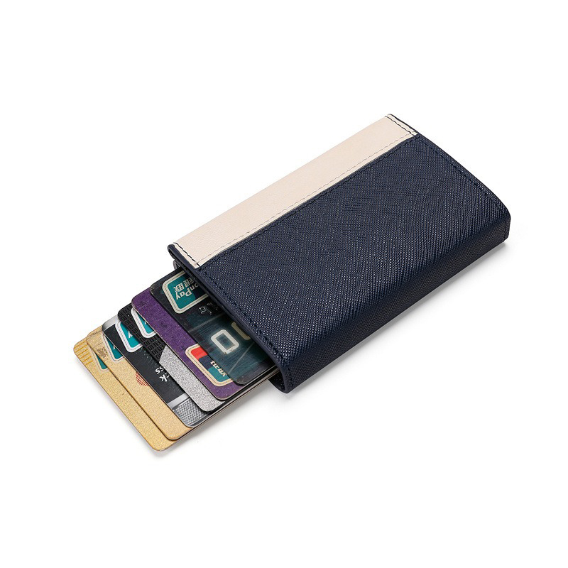 Top Loaders Sports Card Holder Men's Wallet with Pop-Up RFID Protection and Fashion Style