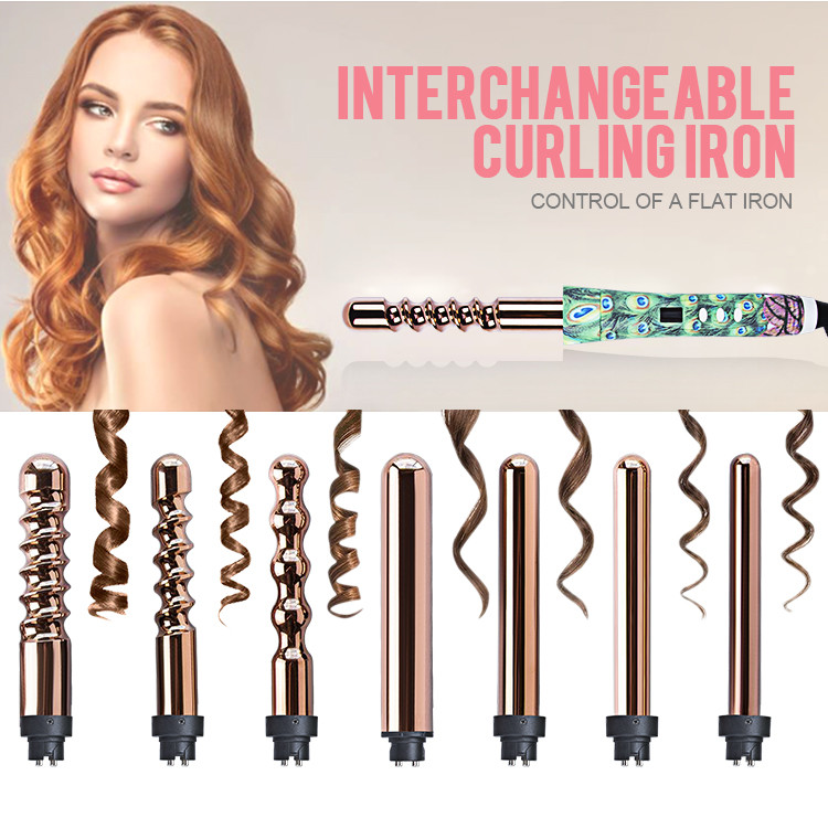 6 Head Hair Curling Wand Set