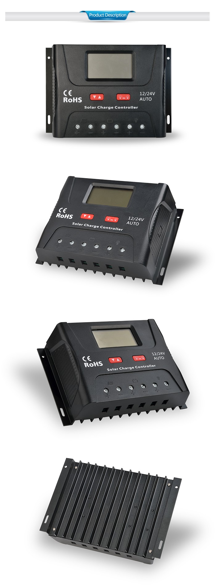 PWM Solar Panel 8V Solar Charge Controller Support USB Output BT Function