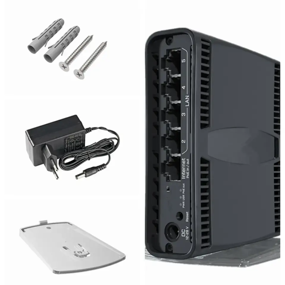 Wireless HAP Router AP 4.5dBi US Supports WDS 2.4/5GHz with WPA2 Encryption and Dual Band Support