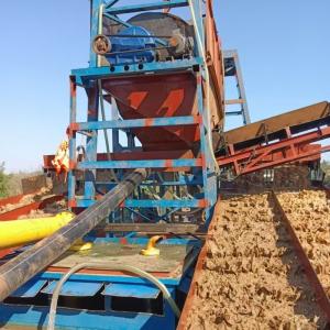 Quality 200m3/h Gold Dredging Machine Chain Bucket Dredger For Sale wholesale