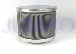 China Pleated Water Filtration Cartridges 316L Stainless Steel Material With Custom Size on sale