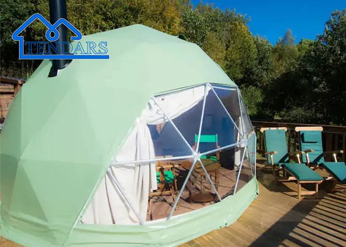Experience Four Seasons Of Comfort In The All Weather Hotel,Living Sunshade Dome Glamping Tent