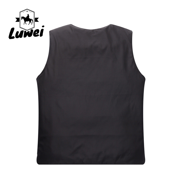 Winter China Oem Chest Bag Cargo Street Wear Warm Utility V-neck Waistcoat Knit Fitness Top Fishing Vest for Men