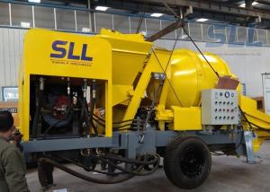 Quality Industrial Concrete Mixer Pump , Diesel Concrete Pump 40 Feet Container wholesale