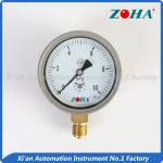 Stainless Steel Case Capsule Pressure Gauge / Brass Capsule Vacuum Gauge