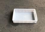 Heavy Duty Euro Stacking Containers White Food Plastic Trays For Freezing Fish