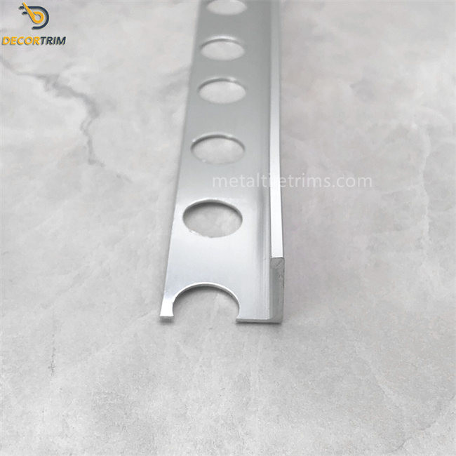 Trim For Ceramic Tiles Metal Tile Trims Tile Edging Strip 2.44 Meters