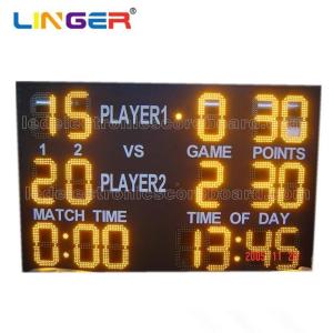 Quality Fr4 Pcb Wireless Digital Tennis Scoreboard With 6mm Front Acrylic Board wholesale