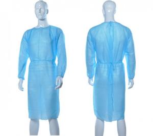 Quality Economical Disposable Waterproof Gowns , CPE Plastic Throw Away Aprons wholesale