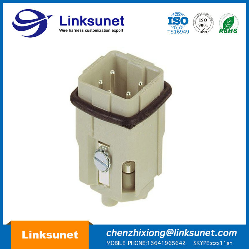 Two Modula Industrial Wire Harness Crimping Harting Industrial Connectors