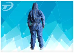 Quality CPE disposable painters coveralls Waterproof Gown With Knitted Cuff wholesale