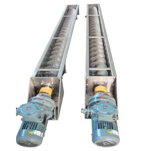 Quality Carbon Steel Stainless Steel Shaft Screw Conveyor U Type Less Dry Powder Stone Sludge wholesale