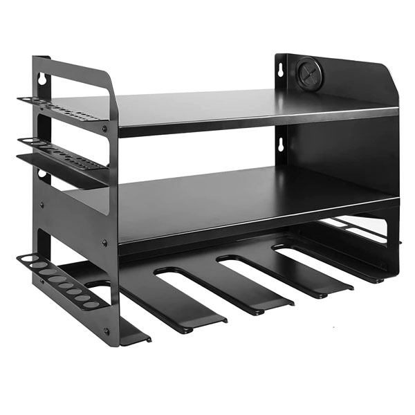 Wall Mounted Metal Drilling Power Tool Storage Racks for Maximum Space Utilization