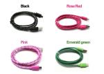 USB Cable Cotton Braided Sleeving Small Size Protecting Wiring Harness