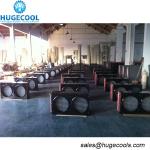 Horizontal tube and shell water cooled condenser
