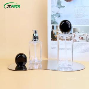 Quality 100ml 150ml PETG Flat Square Bottle Solid Pink Shampoo Lotion Bottle With Screen Printing wholesale