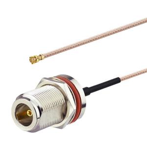 Quality Pigtail Jumper Cable Coaxial Cable RG178 N Female To IPEX U.Fl wholesale