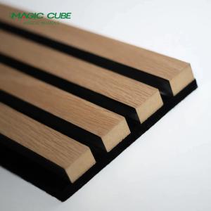 Quality Wood MDF Composited Acoustic Wall Aku Panel Acoustic Wooden Slat Wall Panels wholesale