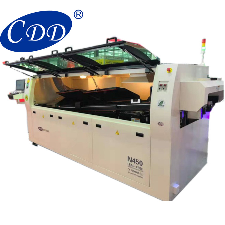 Stable Performance Wave Soldering Machine Pcb Assembly Line 700 Kg Weight