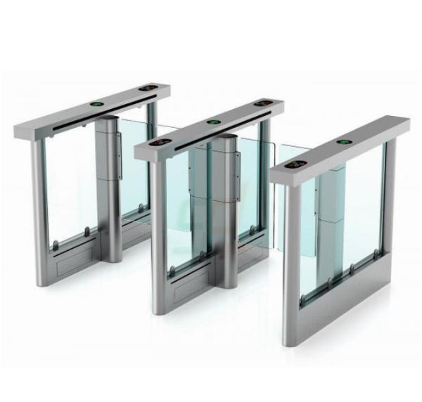 Stainless Steel Office Security Gates 600mm Supermarket Entrance Turnstile